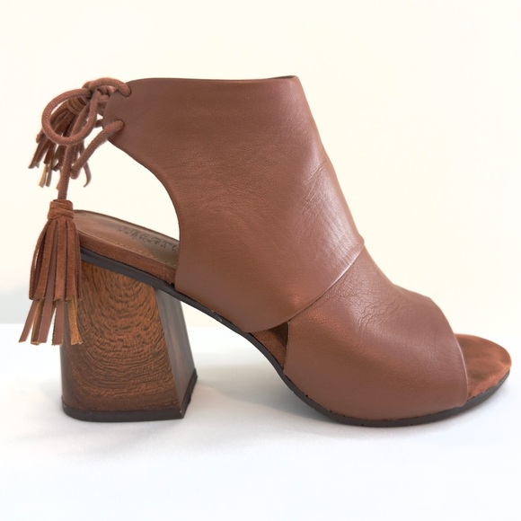 Kenneth Cole Reaction Reach The Stars Block Heel Sandals 8.5 Brown - Picture 15 of 15